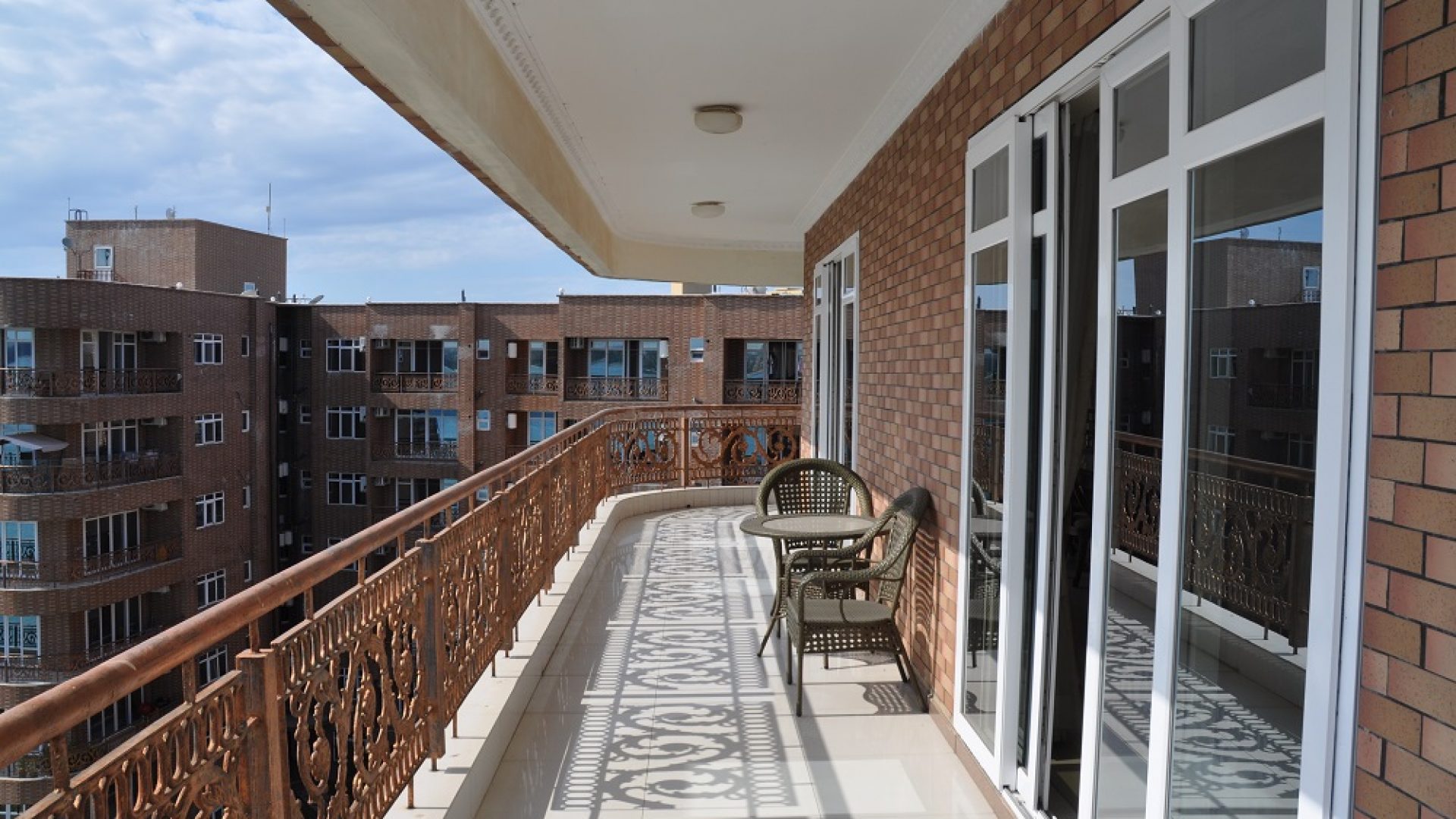 Balcony of a Masaki Furnished Apartments by Tanganyika Estate Agents