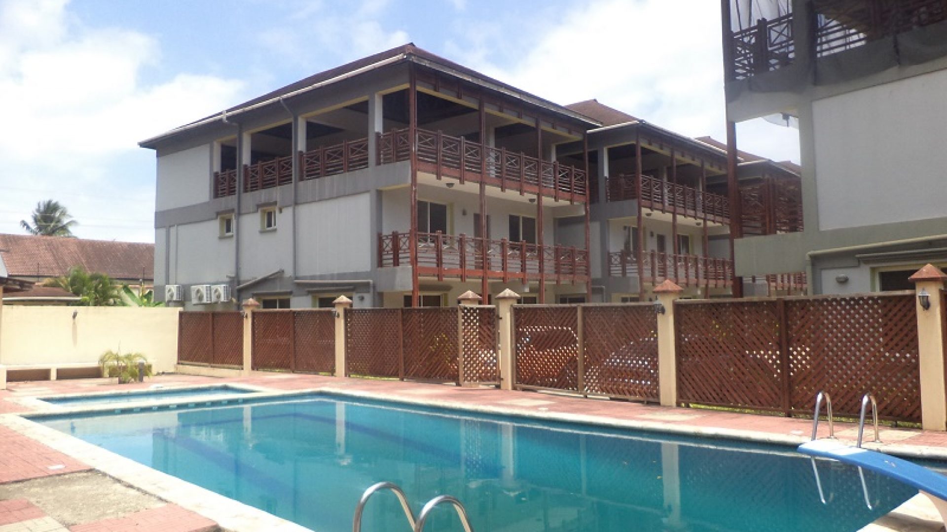 Communal Swimming Pool of the Four Bedroom Furnished Villas in Mikocheni Dar es Salaam by Tanganyika Estate Agents