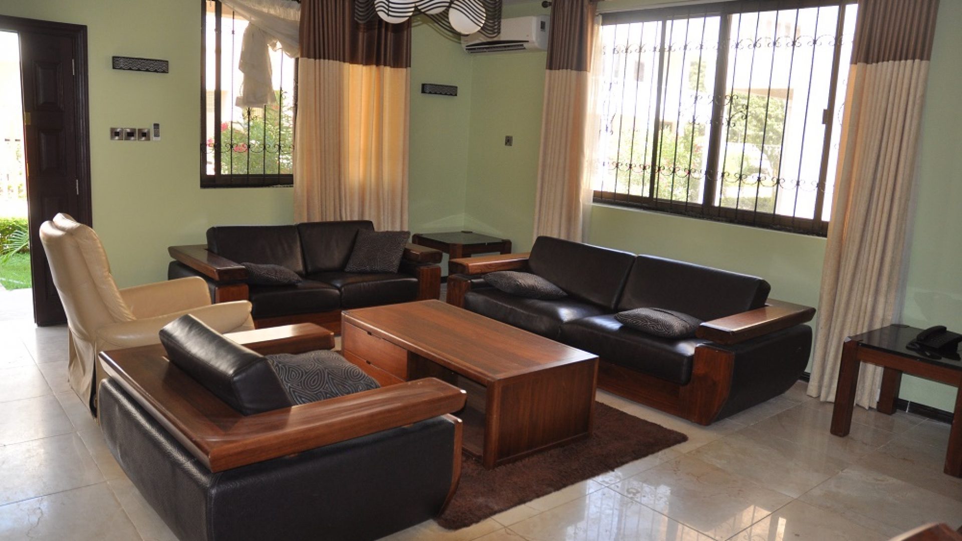 Living Room in Furnished VIlla in Masaki by Tanganyika Estate Agents