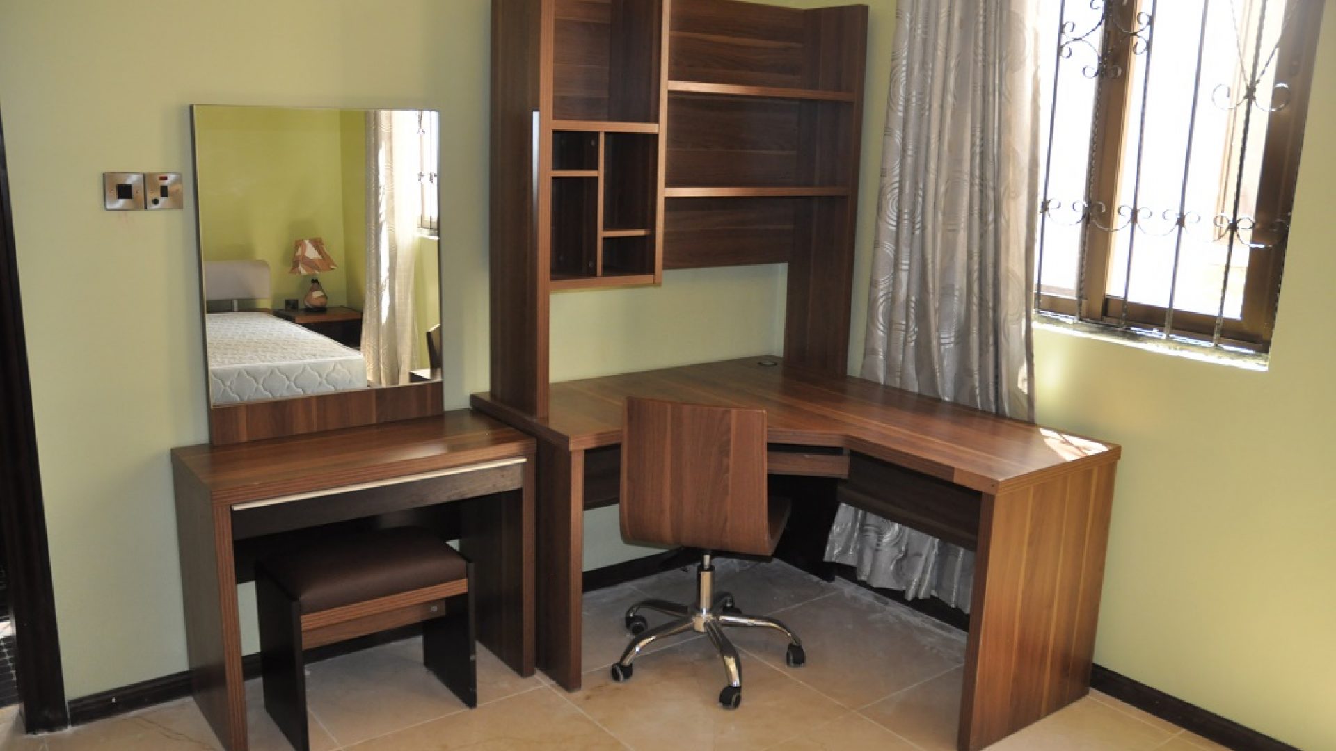 Bedroom Dresser and Study Furnished VIlla in Masaki by Tanganyika Estate Agents