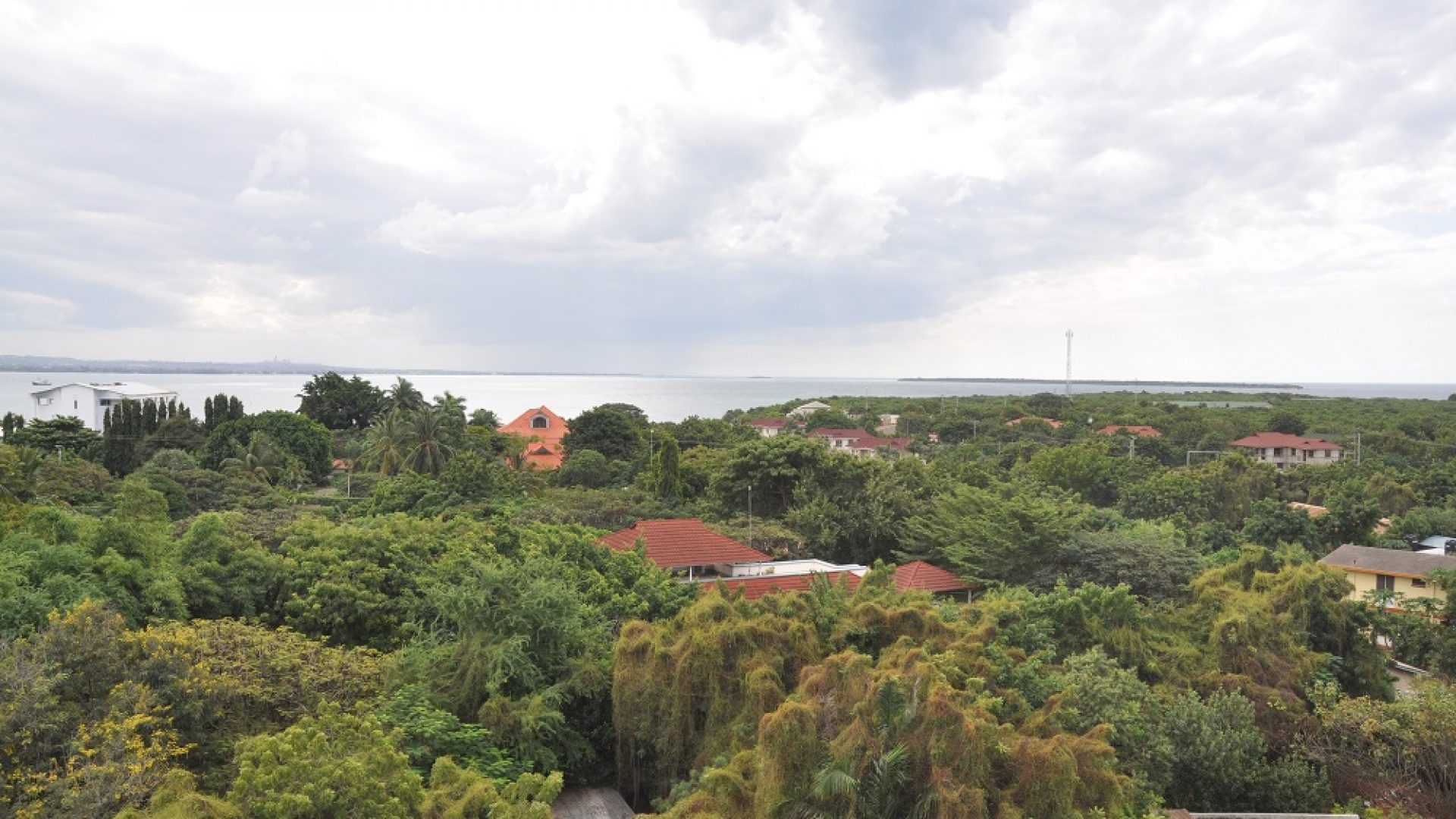 View From Balcony of the Two Bedroom Furnished Apartments in Masaki by Tanganyika Estate Agents