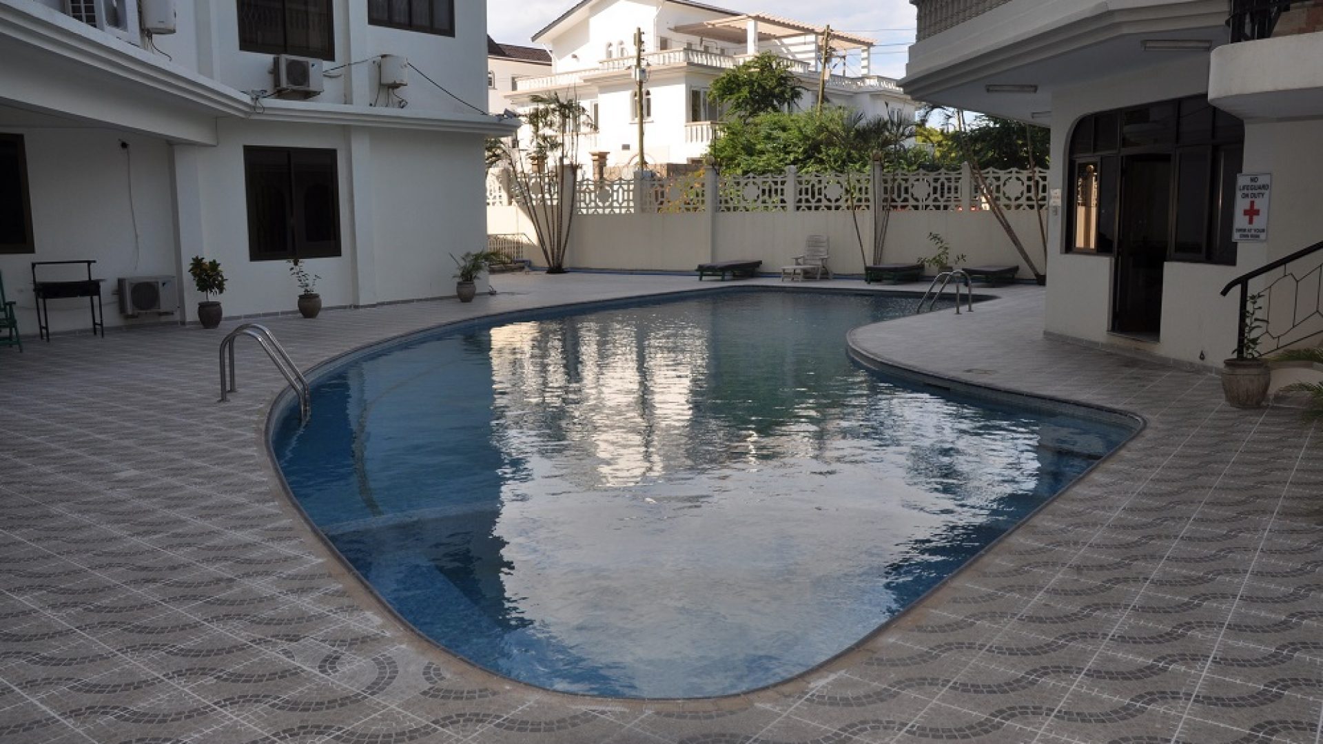 Swimming Pool of the 3 Bedroom Furnished Condos Dar es Salaam by Tanganyika Estate Agents