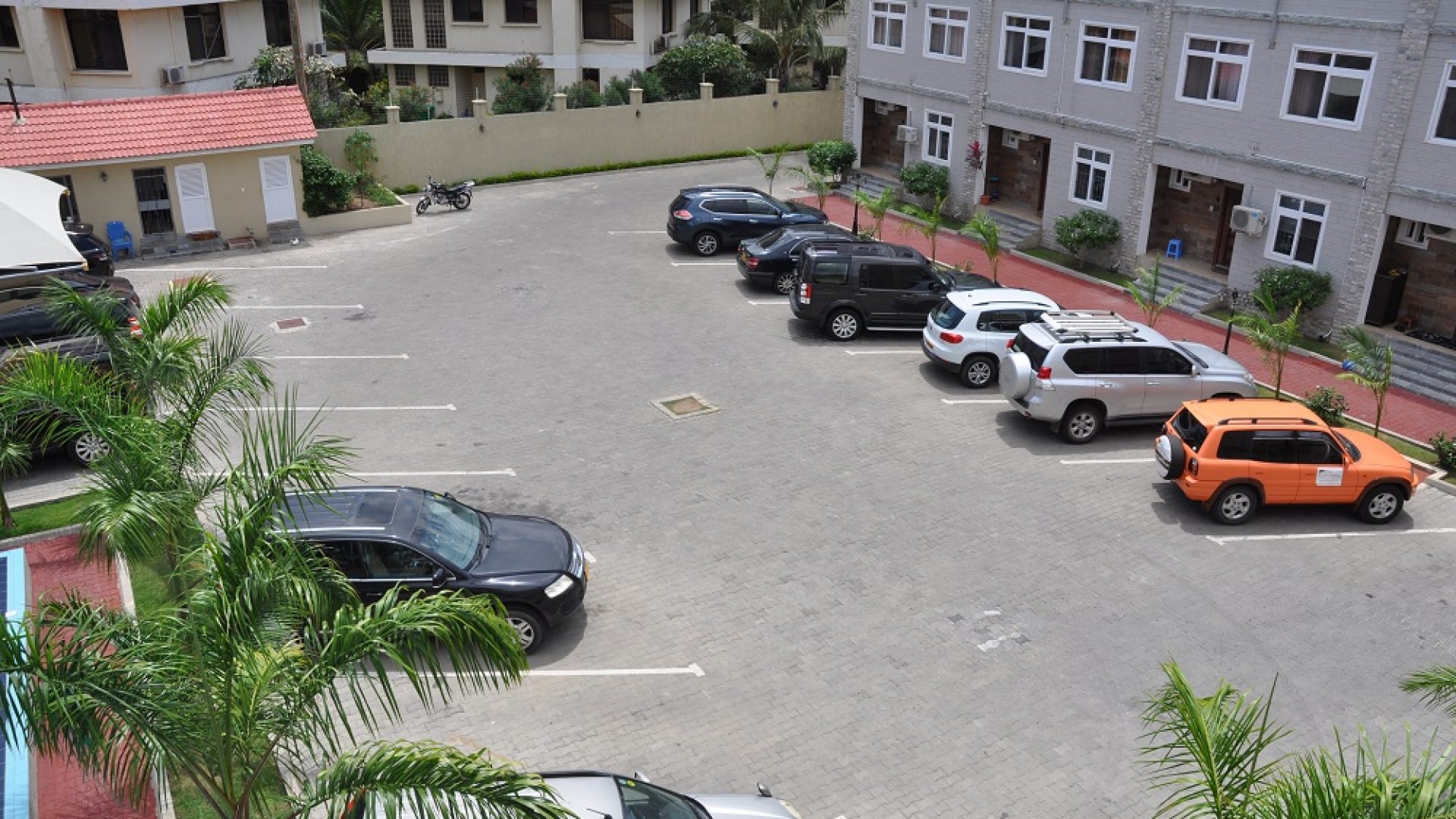 Parking Lot of the 4 Bedroom Furnished Flats in Masaki, Dar es Salaam by Tanganyika Estate Agents