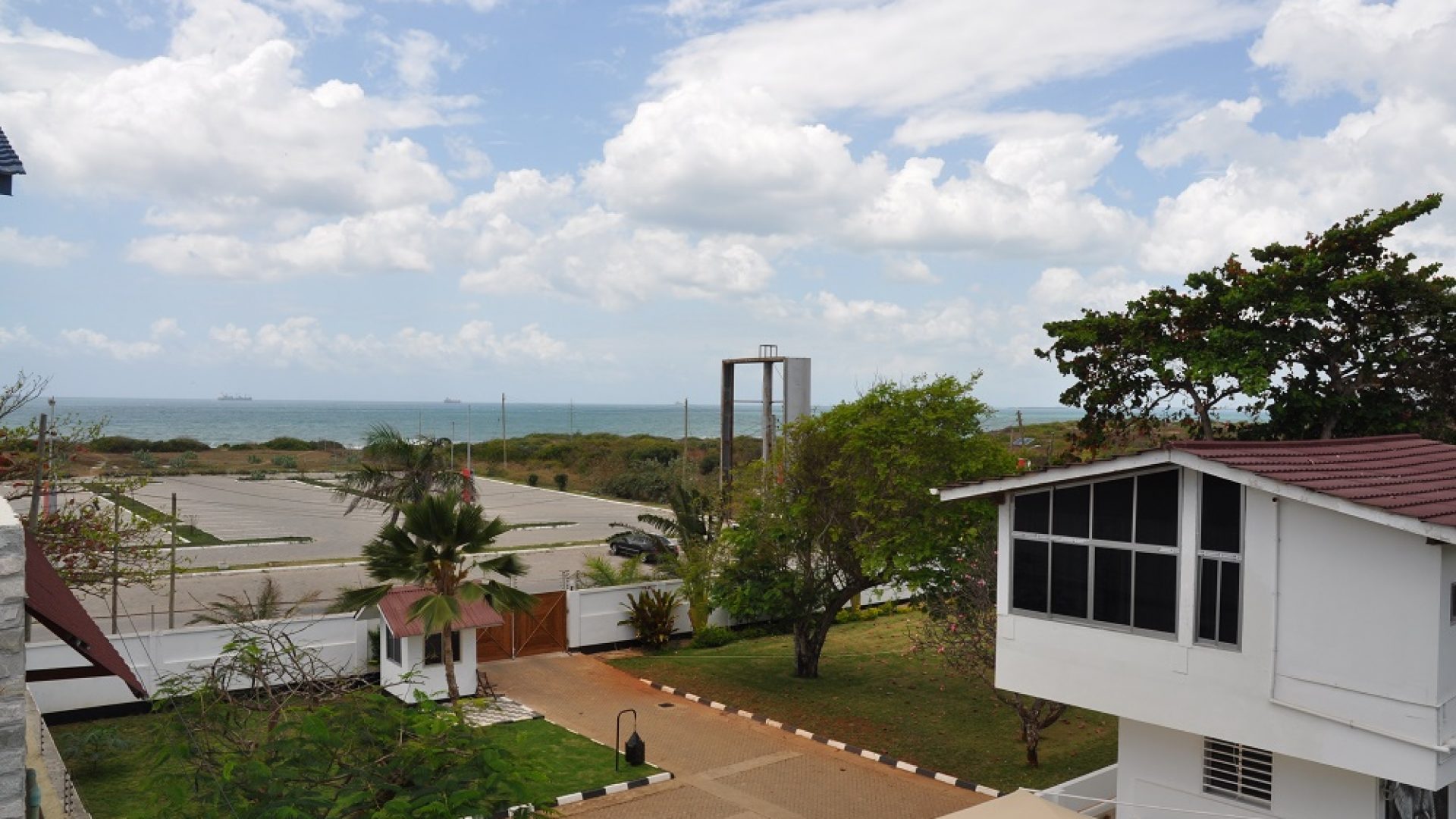 View from Balcony of the 4 Bedroom Furnished Flats in Masaki, Dar es Salaam by Tanganyika Estate Agents