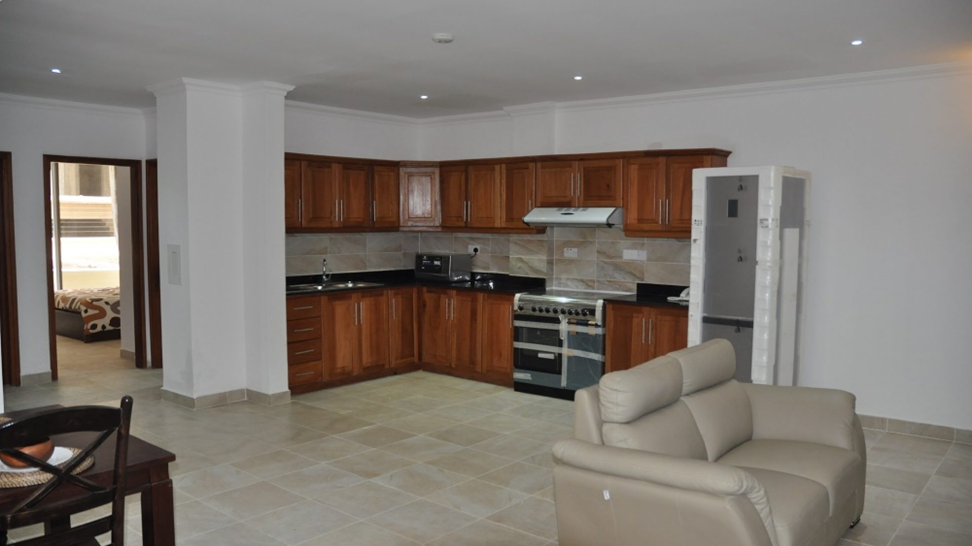 Kitchen of the 2 Bedroom Furnished Apartments in Masaki Dar es Salaam by Tanganyika Estate Agents