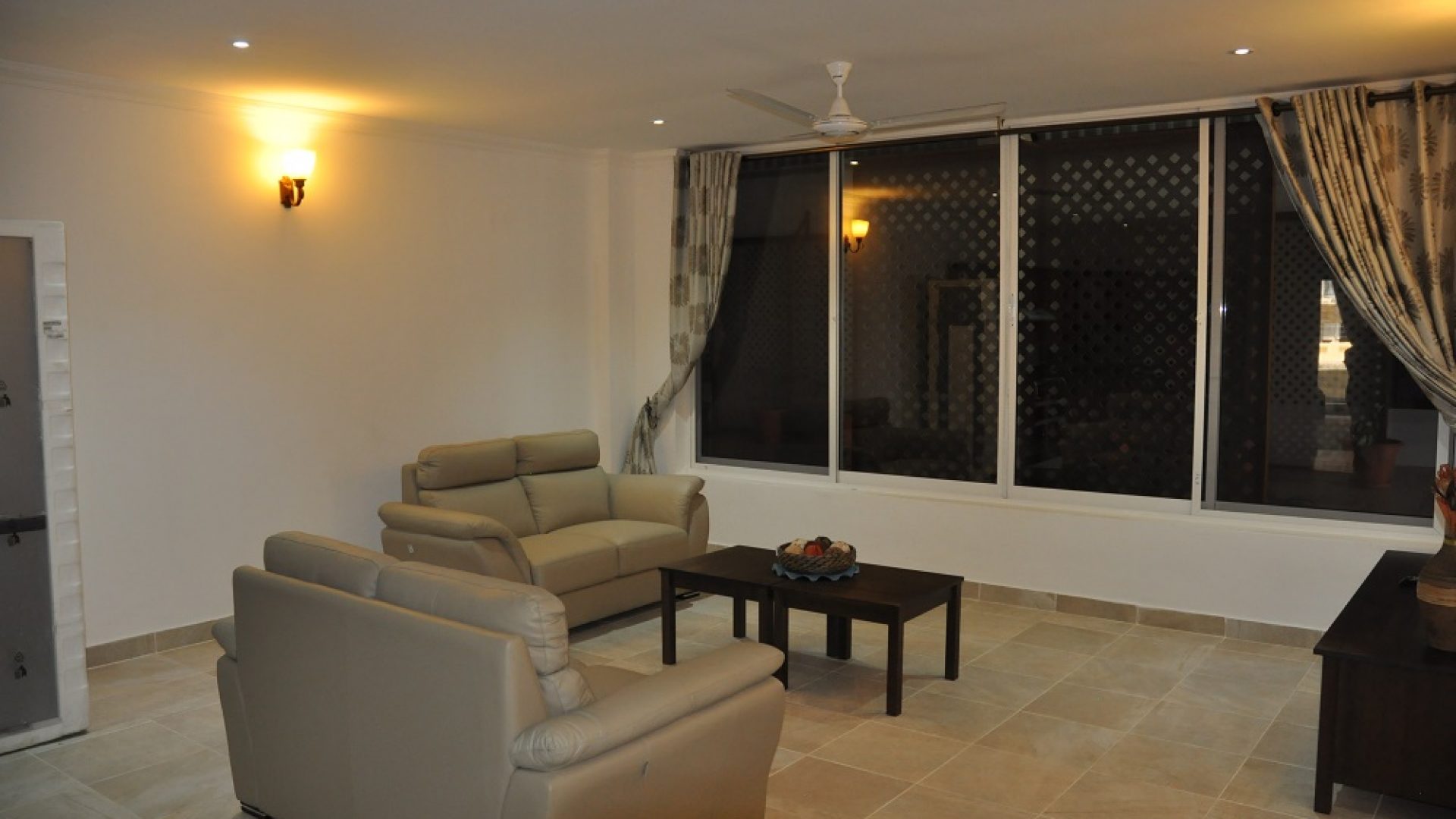 Living Room of the 2 Bedroom Furnished Apartments in Masaki Dar es Salaam by Tanganyika Estate Agents