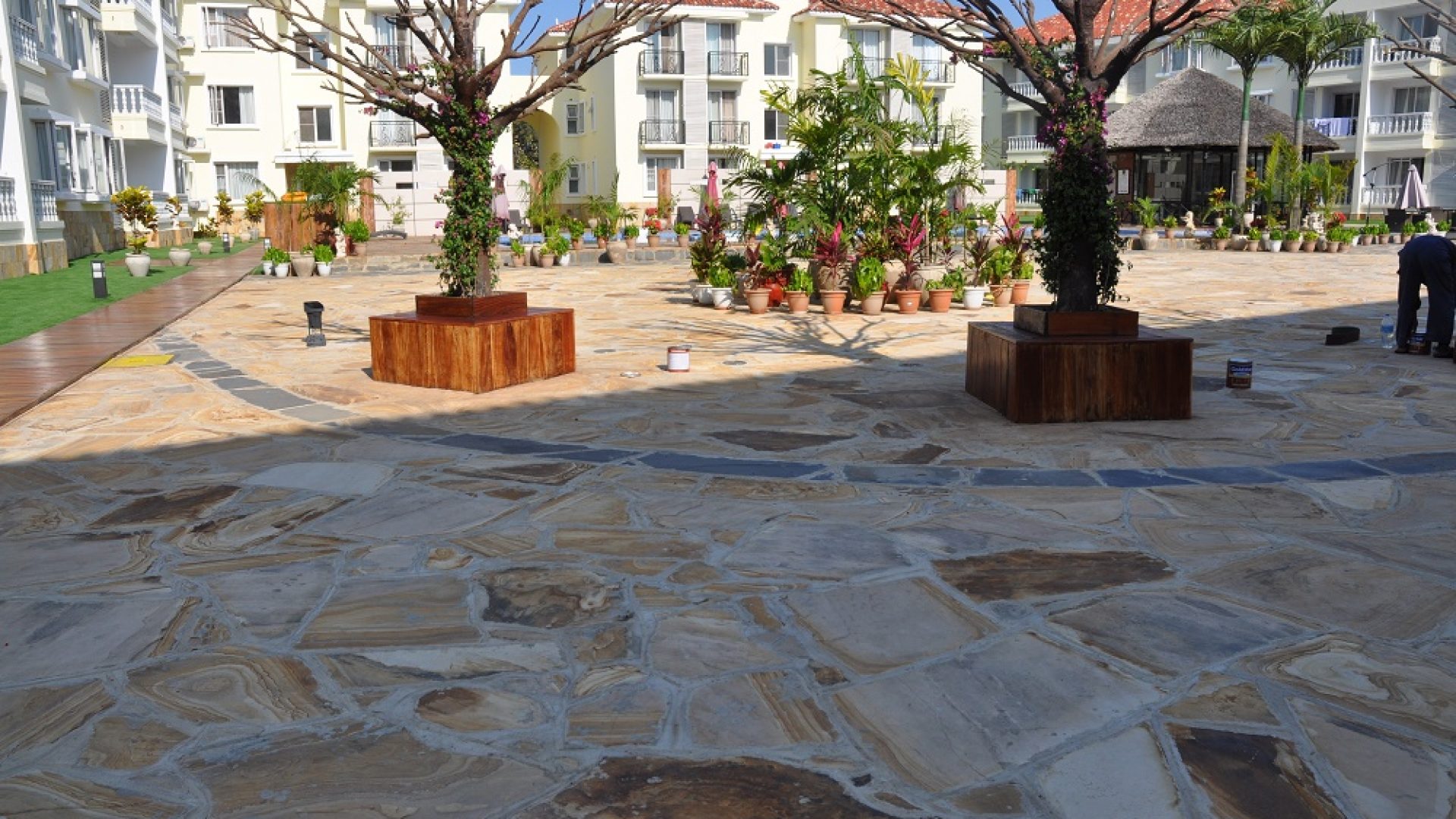 Garden of the Furnished Apartments in Oyster Bay, Dar es Salaam by Tanganyika Estate Agents