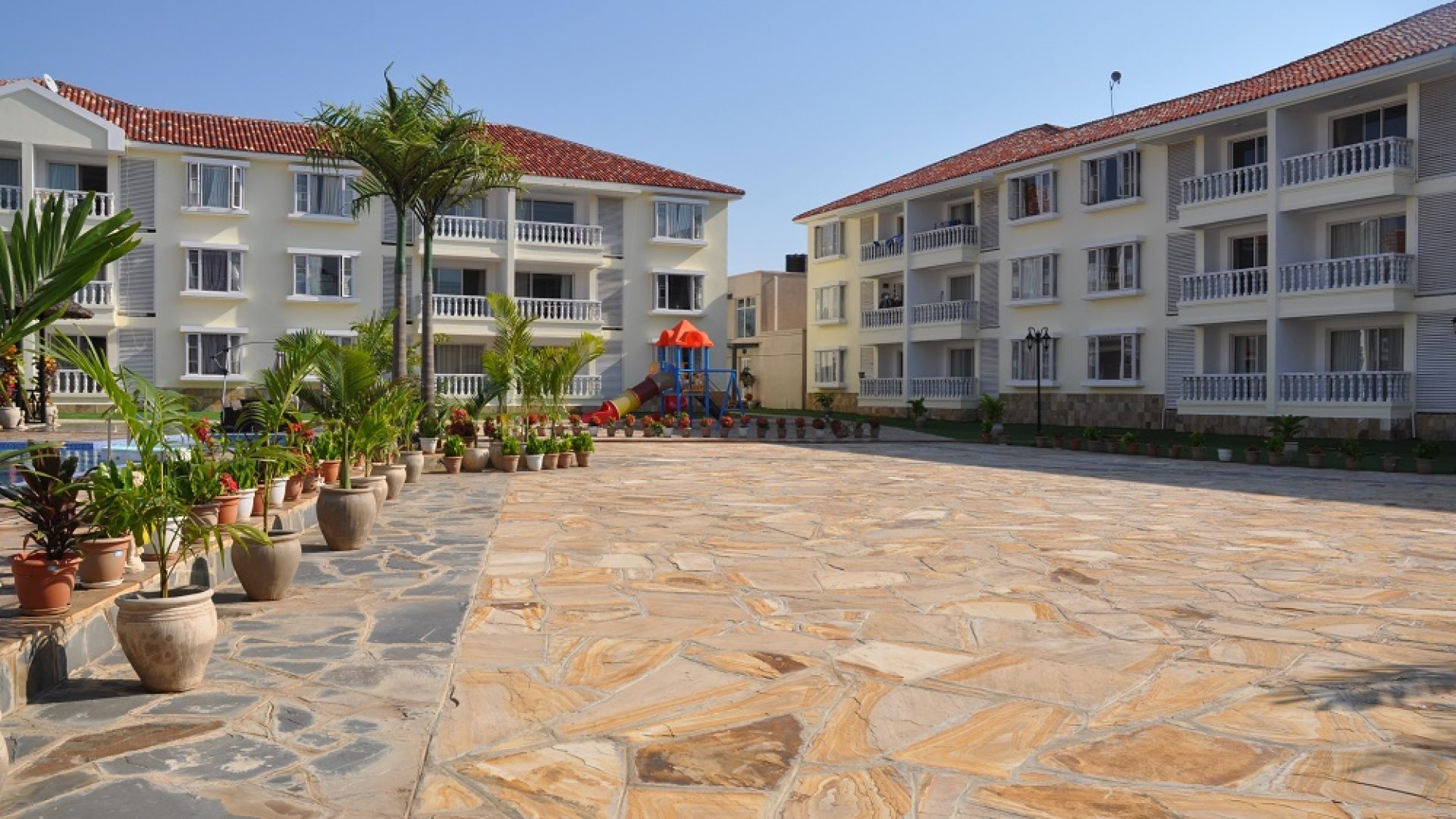 Parking of the Furnished Apartments in Oyster Bay, Dar es Salaam by Tanganyika Estate Agents