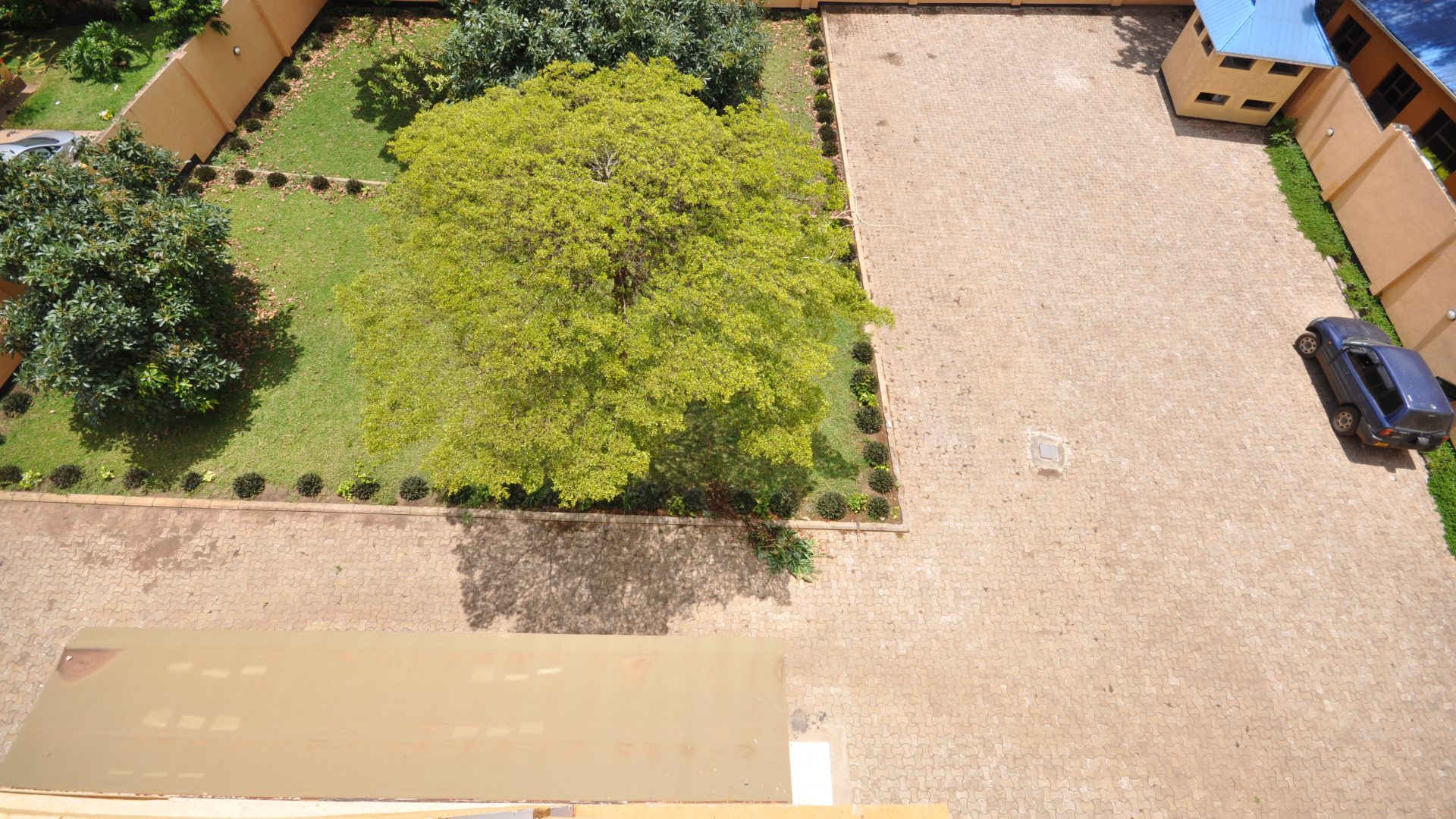 Parking Lot View from top of the Commercial Building for Sale in Sakina, Arusha by Tanganyika Estate Agents