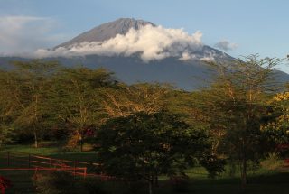 View of Mount Meru from the 6 Bedroom House for Sale in Arusha by Tanganyika Estate Agents