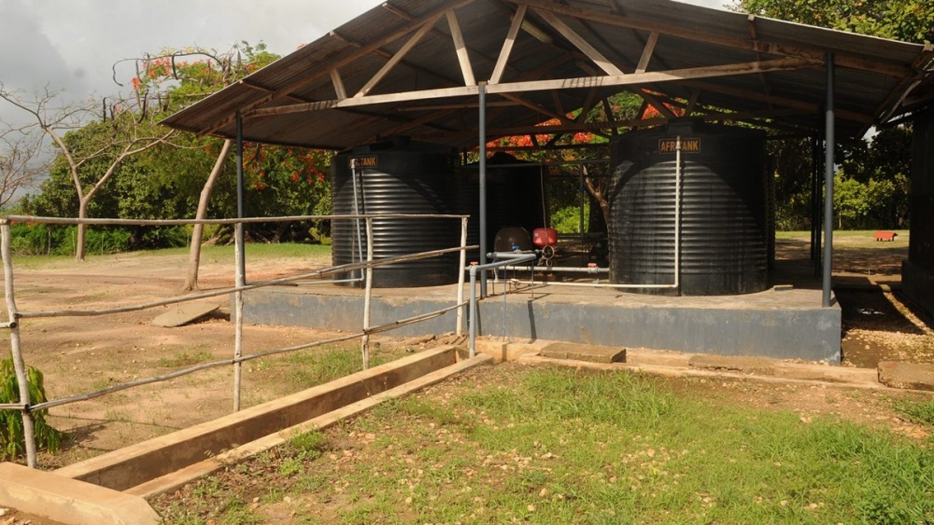 A Building on the Industrial Plot for Sale in Kilwa Masoko by Tanganyika Estate Agents