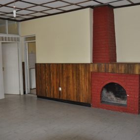 Living Room with Fireplace of the Three Bedroom Rental Home in Themi Hill, Arusha by Tanganyika Estate Agents