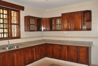 The Kitchen of the Four Bedroom House for Rent in Njiro AGM in Arusha by Tanganyika Estate Agents