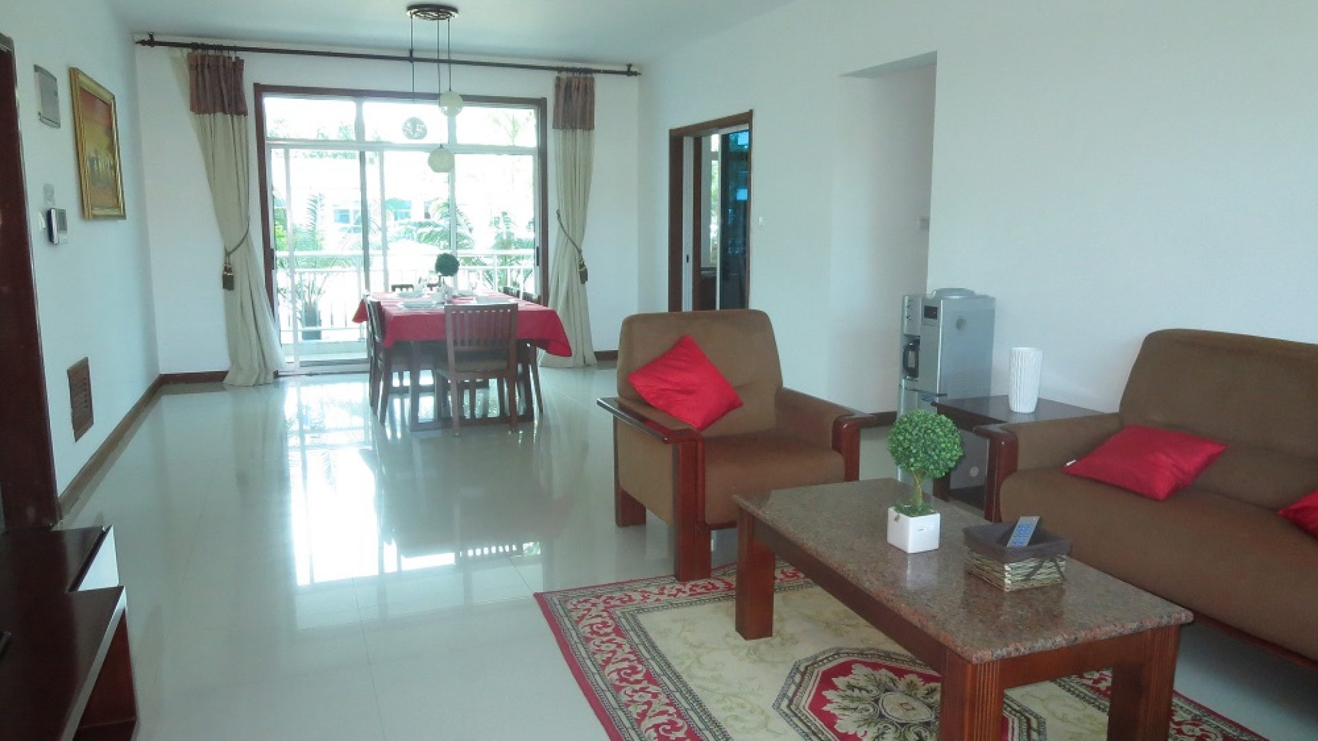 Dining & Living Rooms of the 4 Bedroom Furnished Apartment in Oyster Bay, Dar es Salaam by Tanganyika Estate Agents