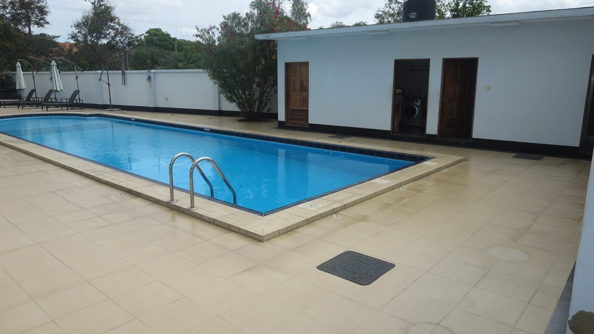 Communal Swimming Pool in the 3 Bedroom Furnished Apartment in Oyster Bay Dar es Salaam by Tanganyika Estate Agents