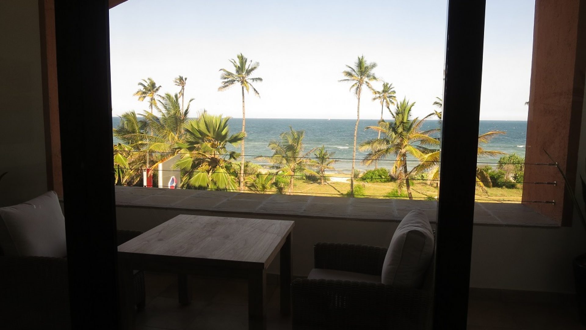 View from Balcony of the One bedroom Fully Serviced Apartment in Oysterbay by Tanganyika Estate Agents