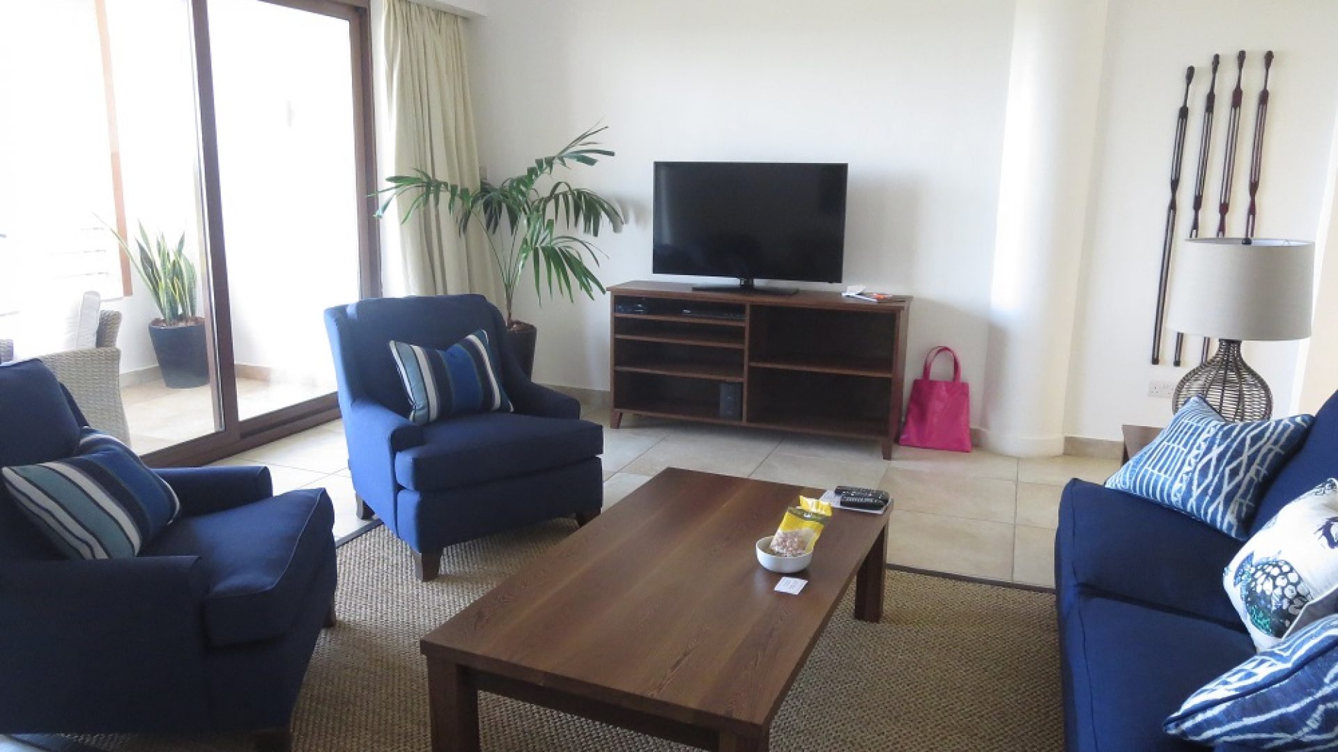 Living Room of the One bedroom Fully Serviced Apartment in Oysterbay by Tanganyika Estate Agents
