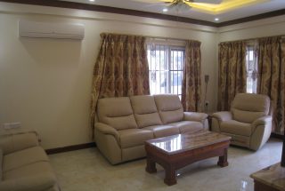Living Room in the Two Bedroom Furnished Flats in Oyster Bay Dar es Salaam by Tanganyika Estate Agents