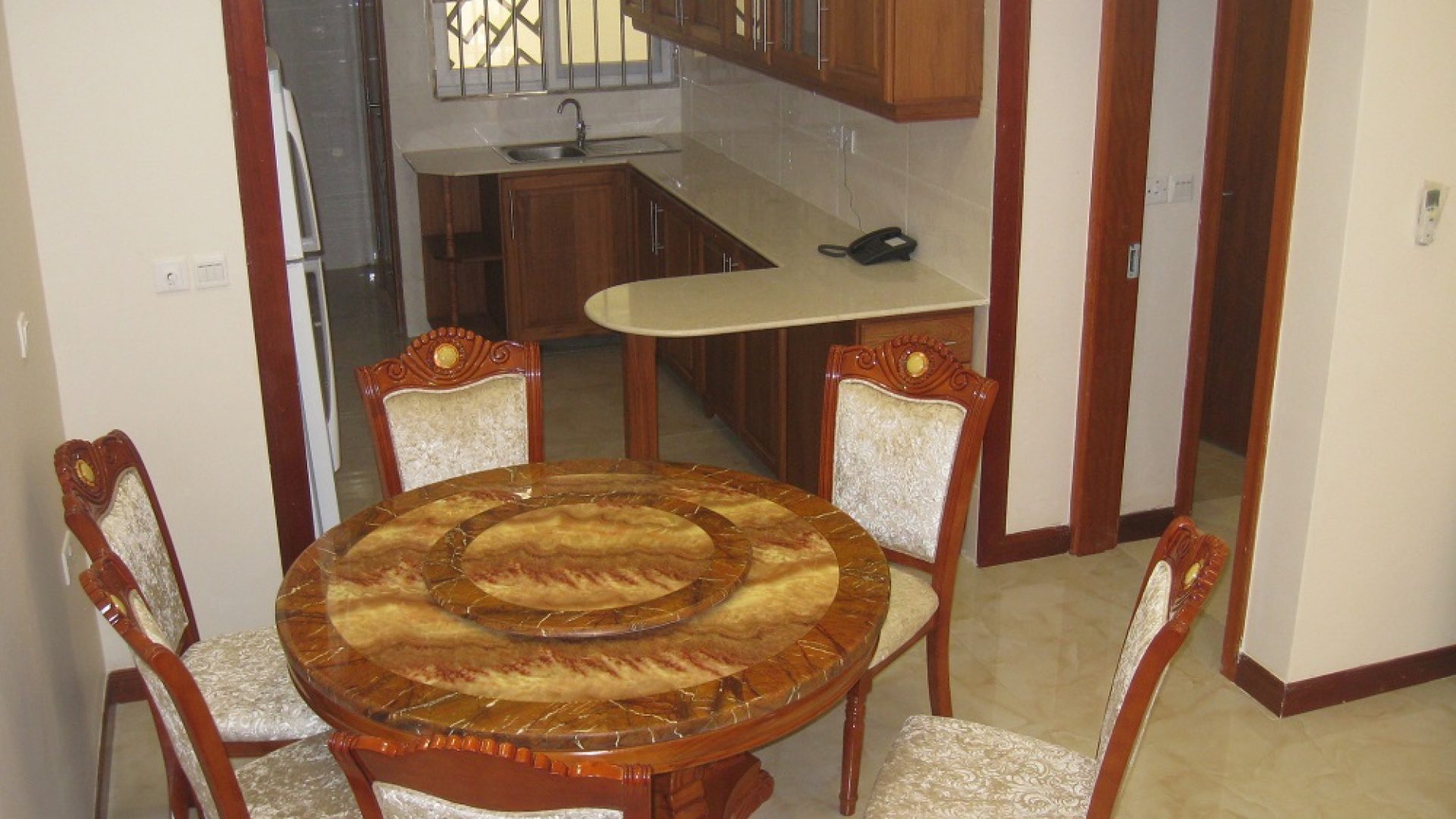 Dining Room in the Two Bedroom Furnished Flats in Oyster Bay Dar es Salaam by Tanganyika Estate Agents