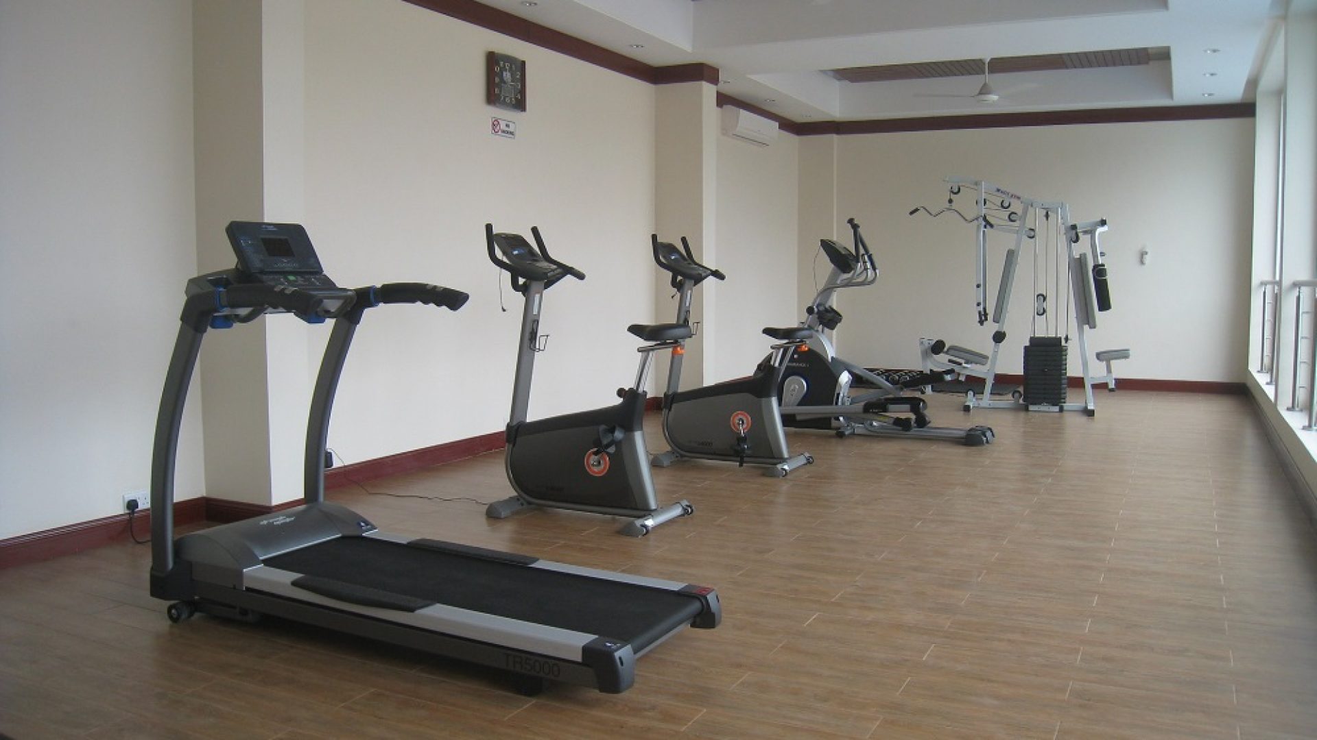 Gym in the Two Bedroom Furnished Flats in Oyster Bay Dar es Salaam by Tanganyika Estate Agents