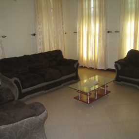 The Living Room of the 4 Bedroom Furnished Home in West of Arusha by Tanganyika Estate Agents