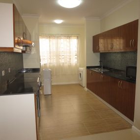 A Kitchen in the 2 Bedroom Furnished Apartments in Masaki by Tanganyika Estate Agents