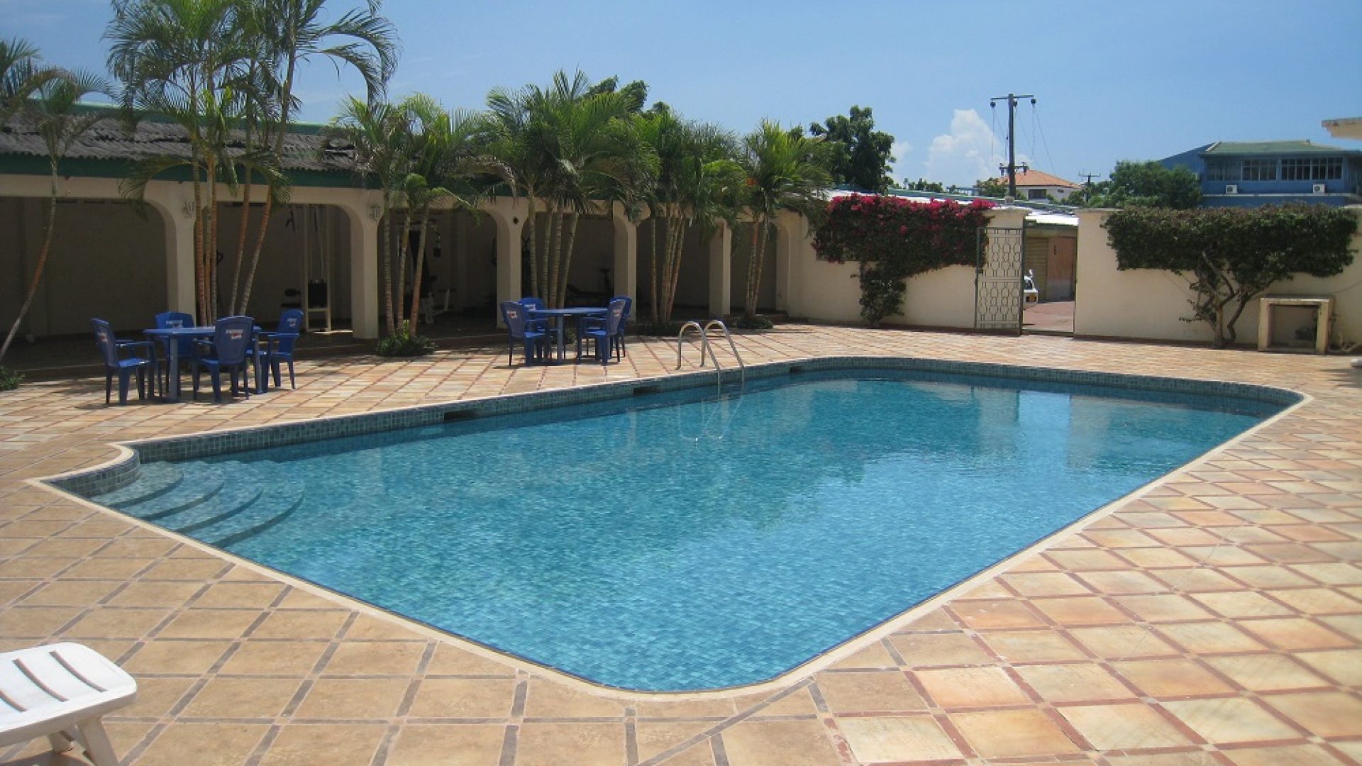 Swimming Pool of the Three Bedroom Furnished Apartments in Masaki, Dar es Salaam by Tanganyika Estate Agents
