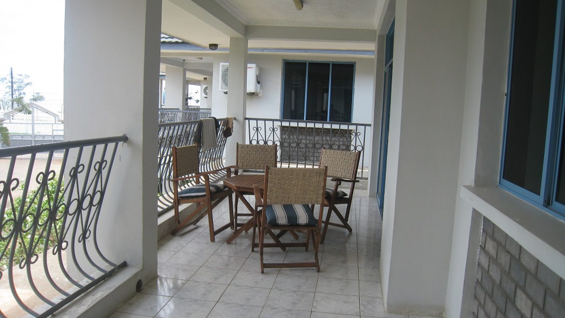 A Veranda of the Three Bedroom Furnished Villas in Masaki, Dar es Salaam, by Tanganyika Estate Agents
