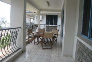 A Veranda of the Three Bedroom Furnished Villas in Masaki, Dar es Salaam, by Tanganyika Estate Agents