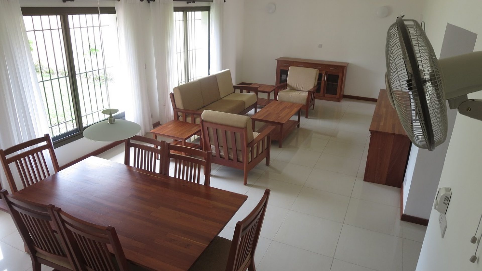 Dining & Living Room of the Four Bedroom Furnished Oyster Bay, Dar es Salaam by Tanganyika Estate Agents
