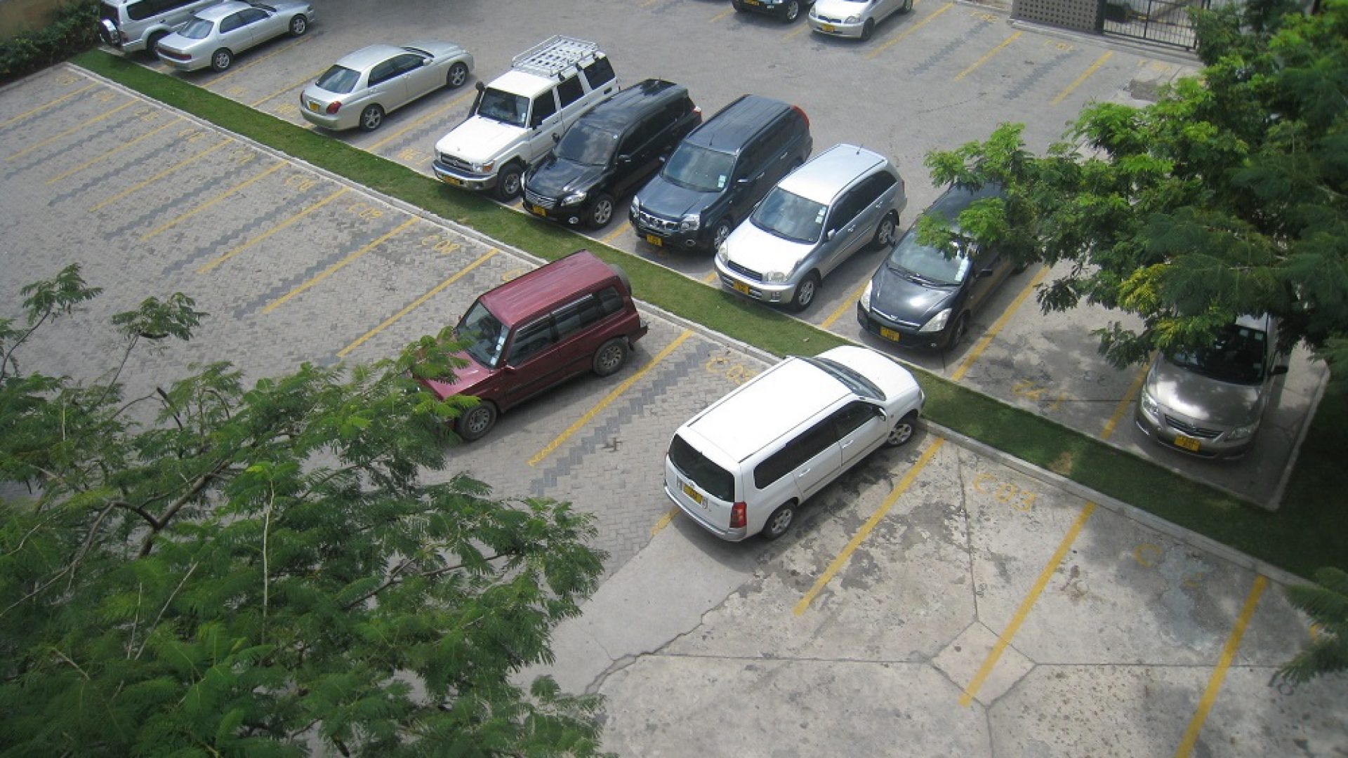 Parking Space for the Floor space of the Offices for Rent in Dar es Salaam's CBD by Tanganyika Estate Agents