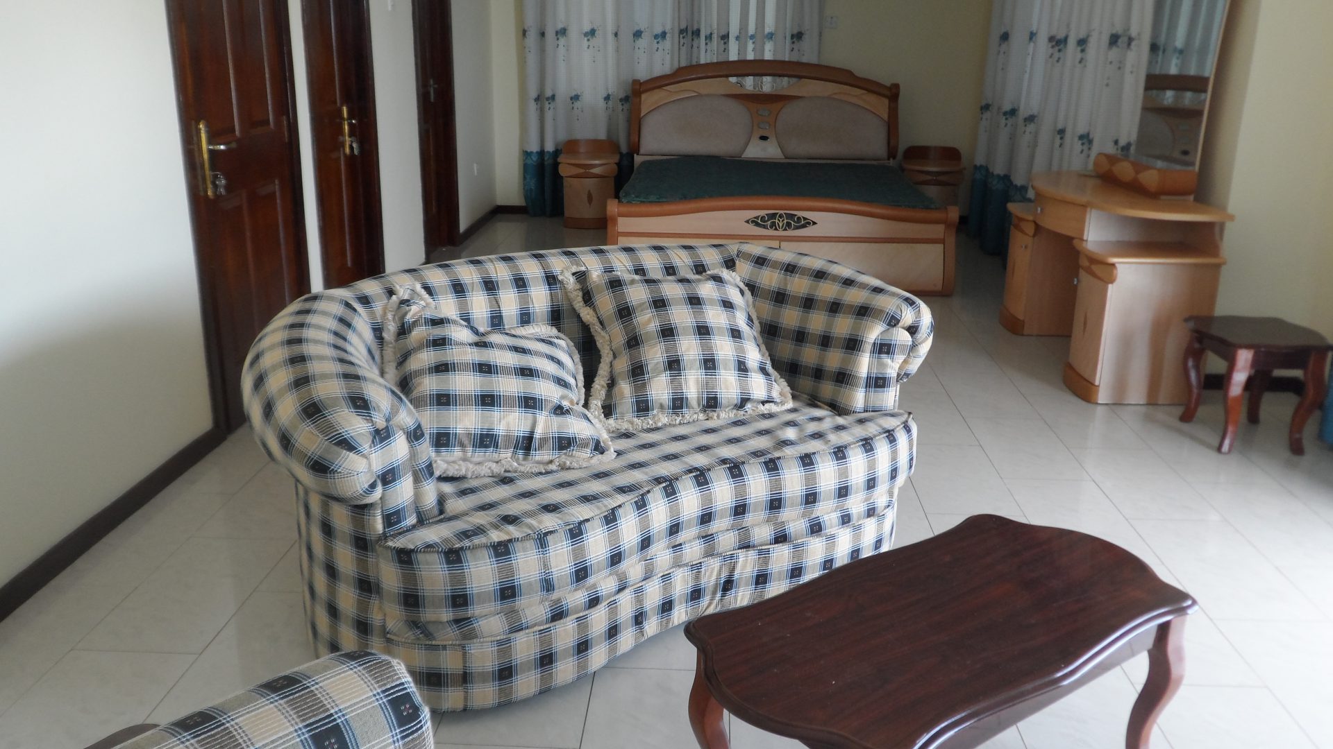 Master Bedroom of the of the Three Bedroom Furnished Villas in Masaki, Dar es Salaam, by Tanganyika Estate Agents
