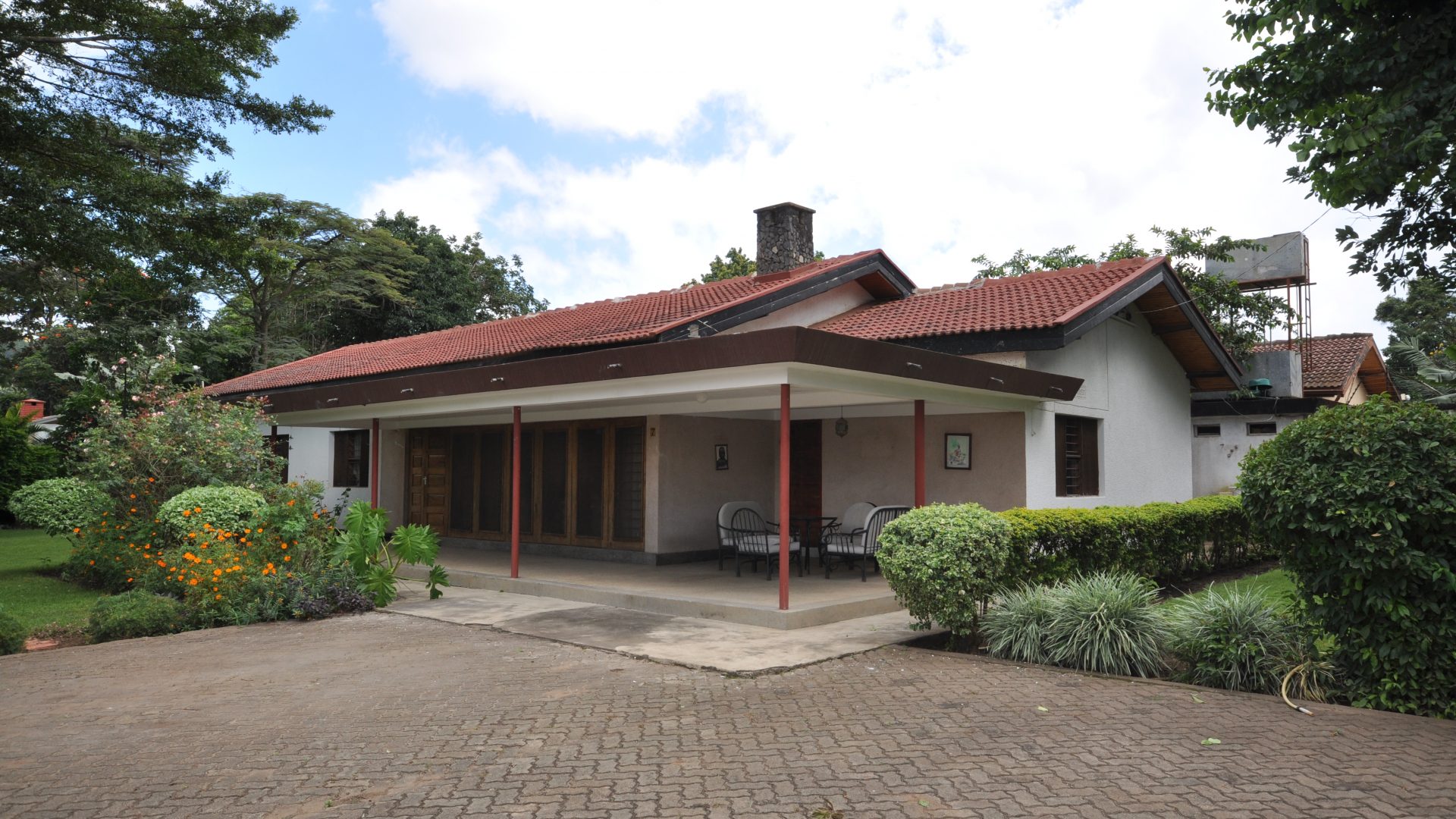 The Front View of the Four Bedroom Furnished House in Olorien by Tanganyika Estate Agents