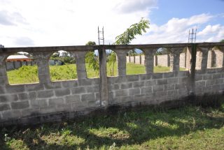 The Wall Surrounding the Land for Sale in Njiro Block C, Arusha by Tanganyika Estate Agents