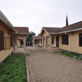 Drive way between the Three Bedroom Furnished Houses in Arusha by Tanganyika Estate Agents