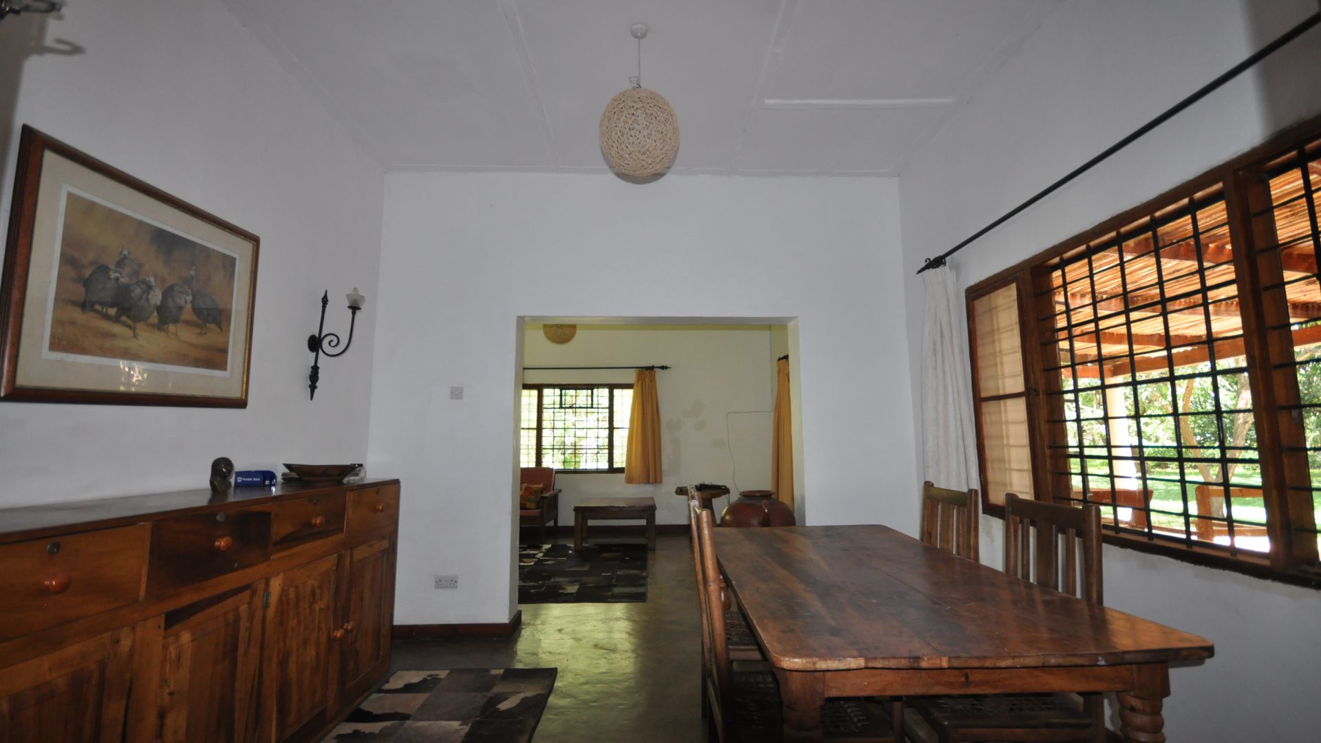 Dining Room of the 5 Bedroom Cottage for Sale in Usa River, Arusha by Tanganyika Estate Agents
