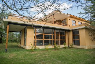 The Front View of the Three Bedroom House on Kilimanjaro Golf and Wildlife Estate by Tanganyika Estate Agents