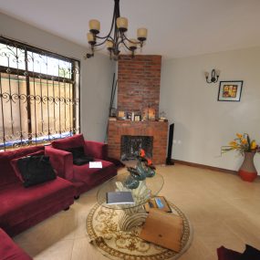 The Fireplace in the Living Room of the Furnished House in Ngaramtoni by Tanganyika Estate Agents