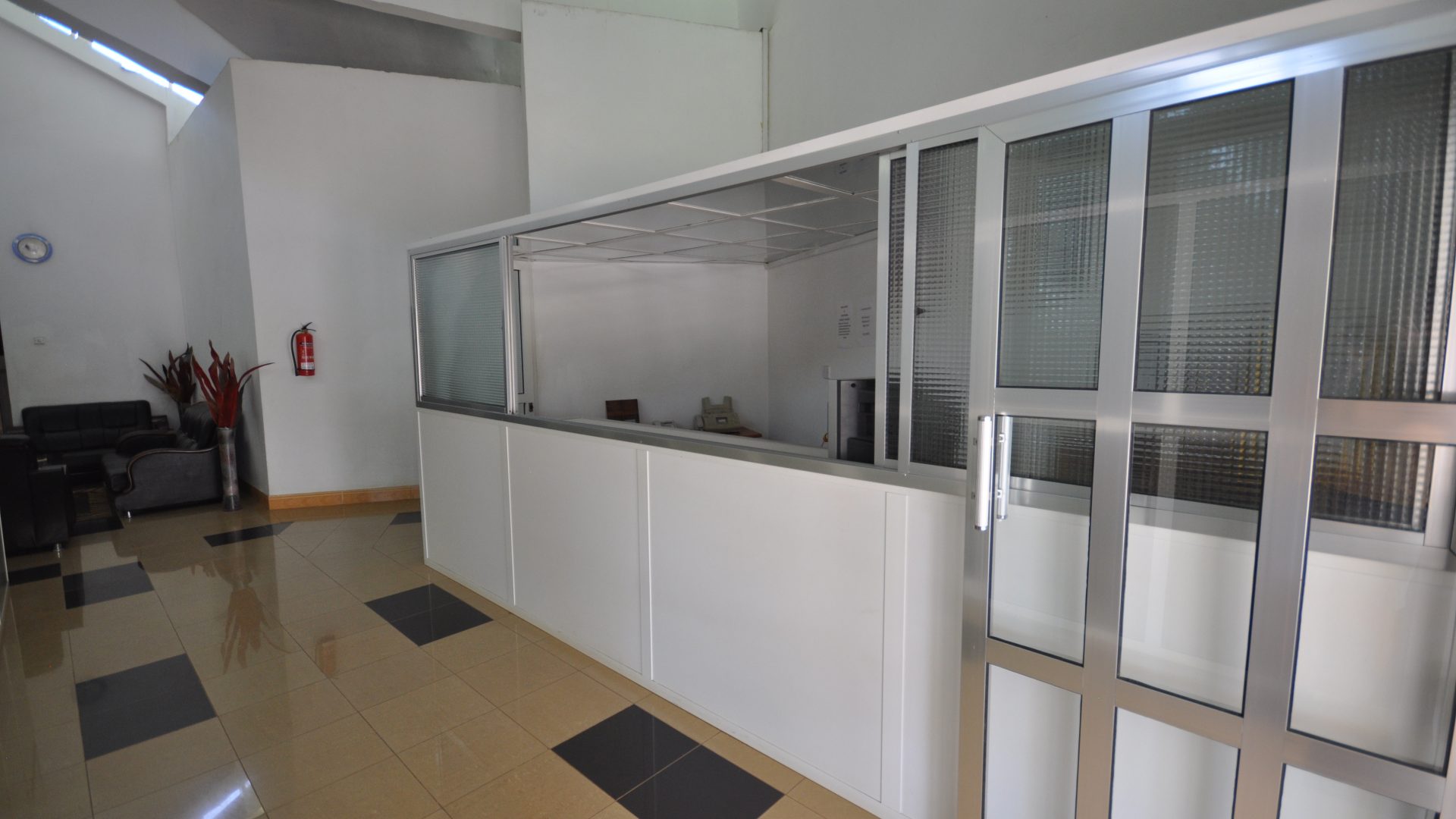 The Reception of the 17 Room Lodge for Sale in Usa River, Arusha by Tanganyika Estate Agents