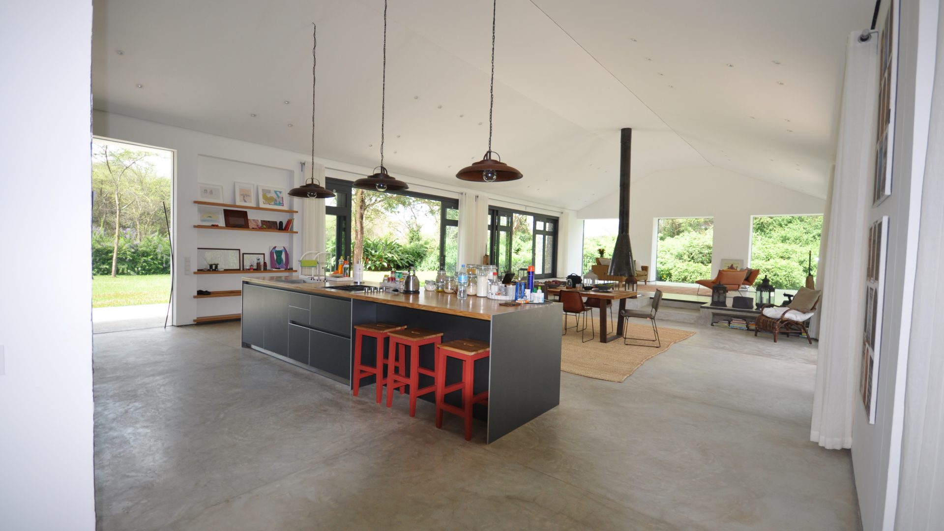 Kitchen, Dining & Living Rooms of the Three Bedroom House for Sale in Kili Golf by Tanganyika Estate Agents