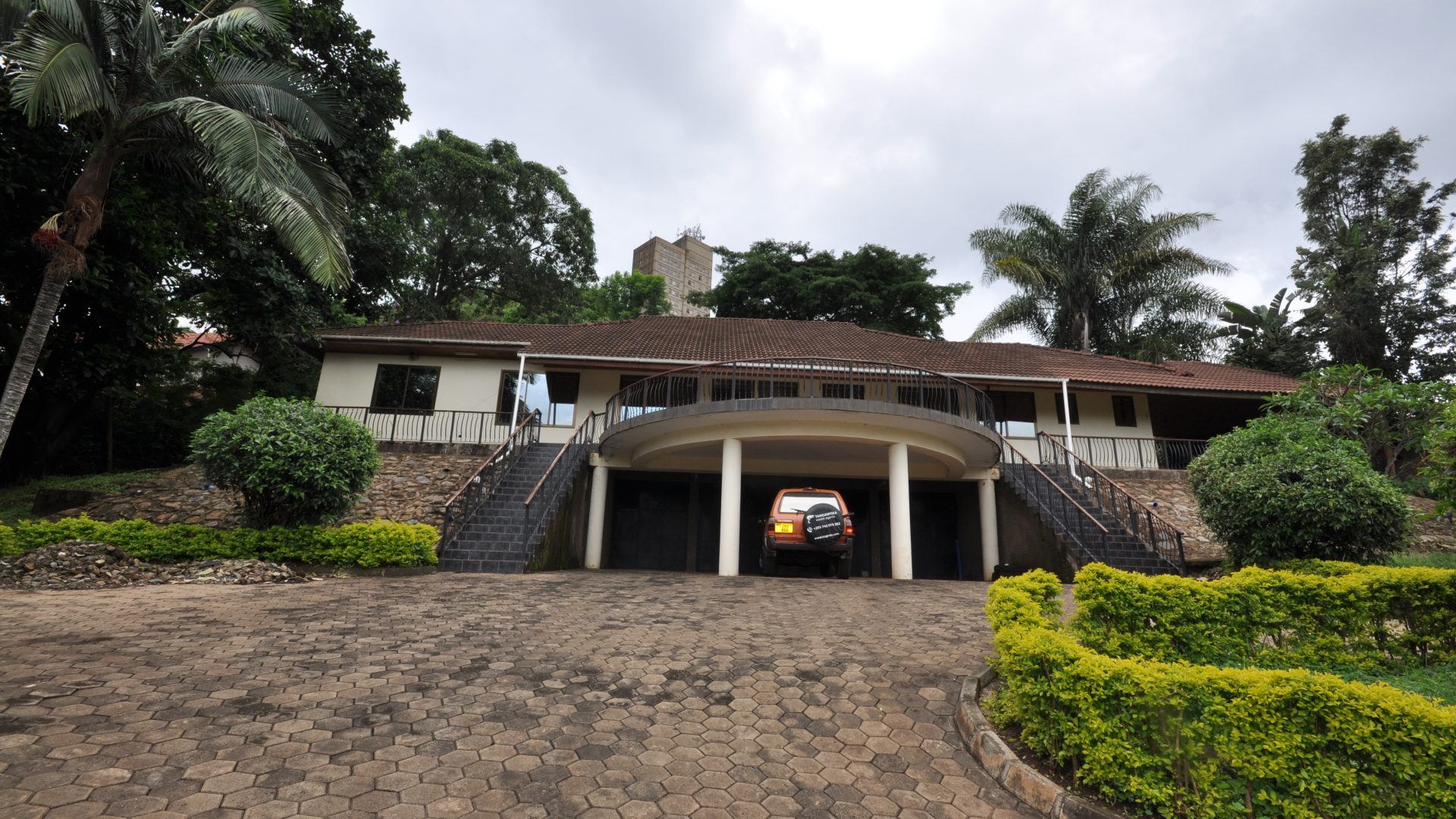 Front of the 4 Bedroom Home for Sale in Njiro, Arusha by Tanganyika Estate Agents