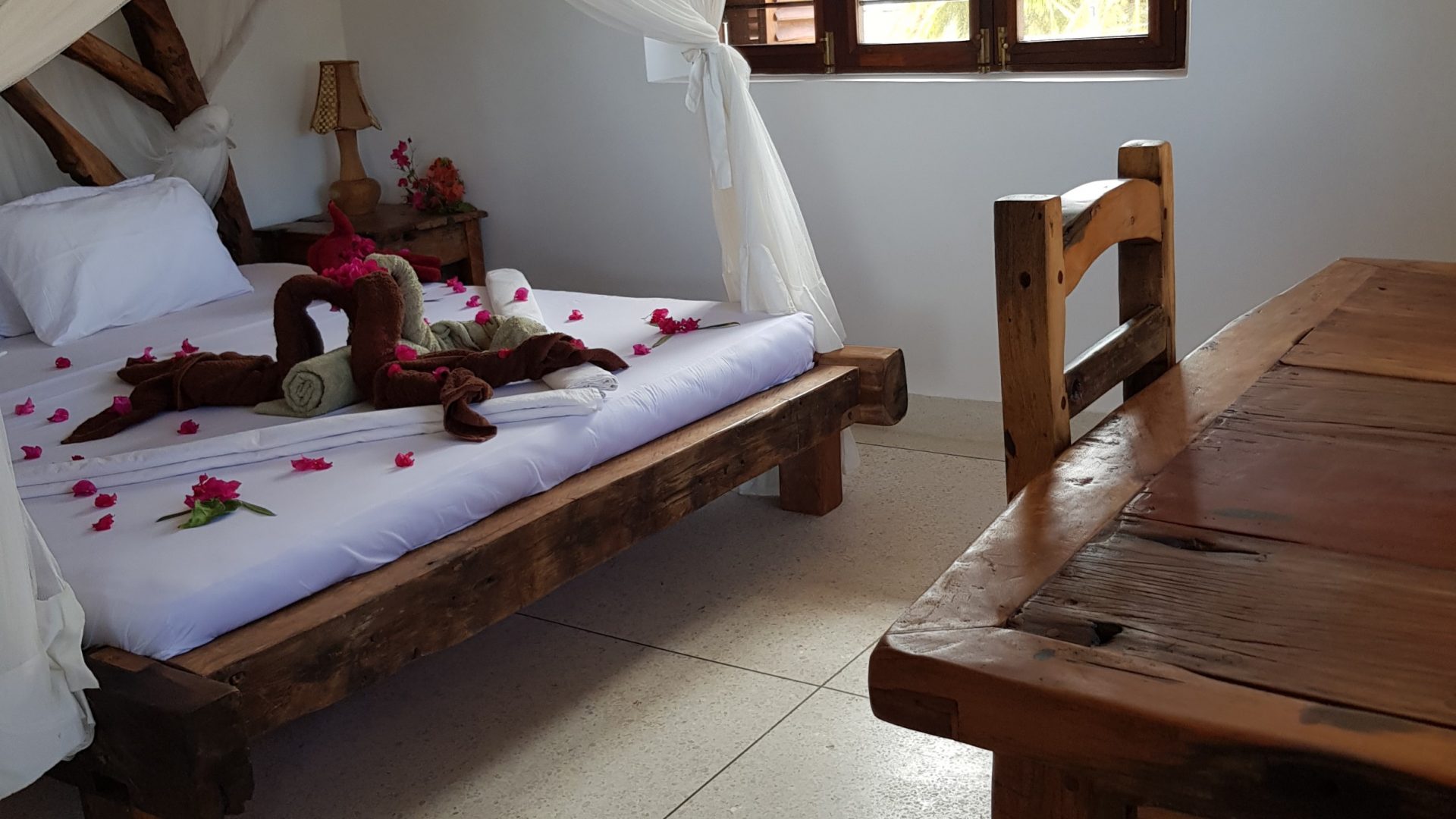 A Bedroom on the Two Villa Hotel for Sale in Jambiani, Zanzibar by Tanganyika Estate Agents