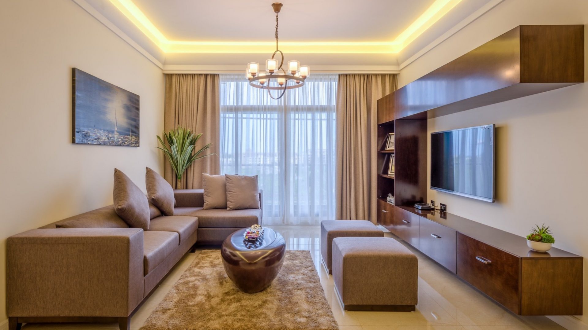 Sitting Room of the Two Bedroom Apartment for Sale on Coral Lane, Masaki, Dar es Salaam