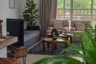 Living Room of the Four Bedroom Furnished Ensuite Apartment in Dar
