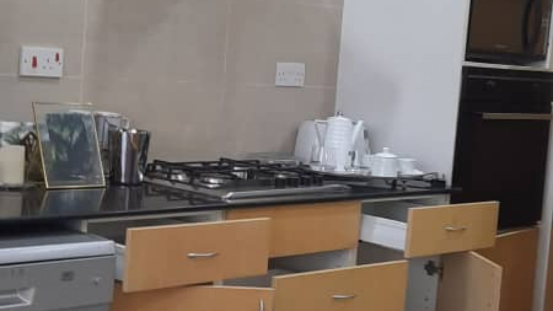 Kitchen of the Four Bedroom Furnished Ensuite Apartment in Dar