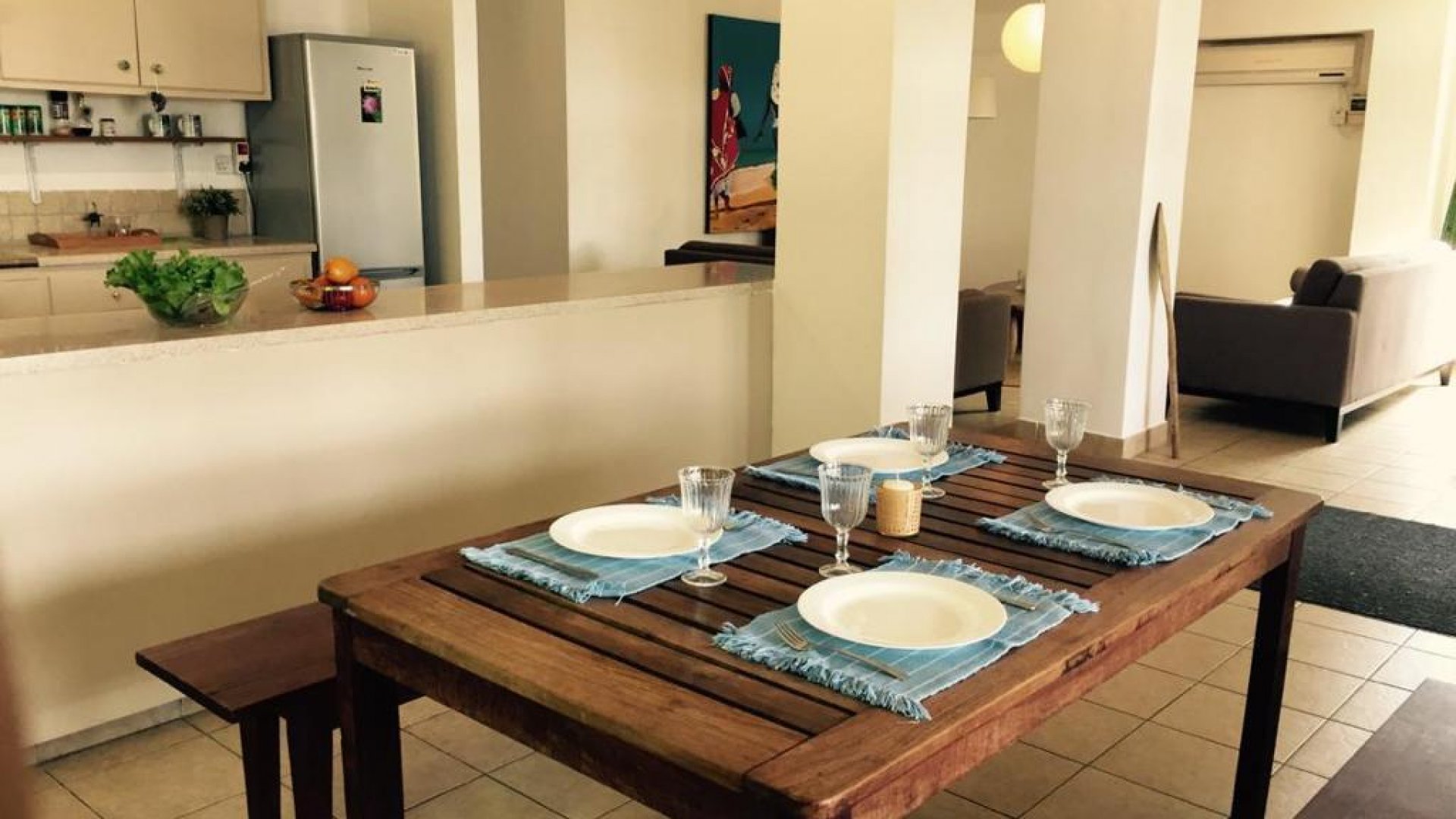 Dining Room of the Two Bedroom Cottage Rental in Dar es Salaam