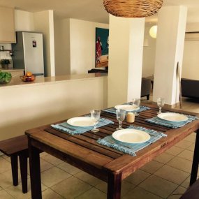 Dining Room of the Two Bedroom Cottage Rental in Dar es Salaam